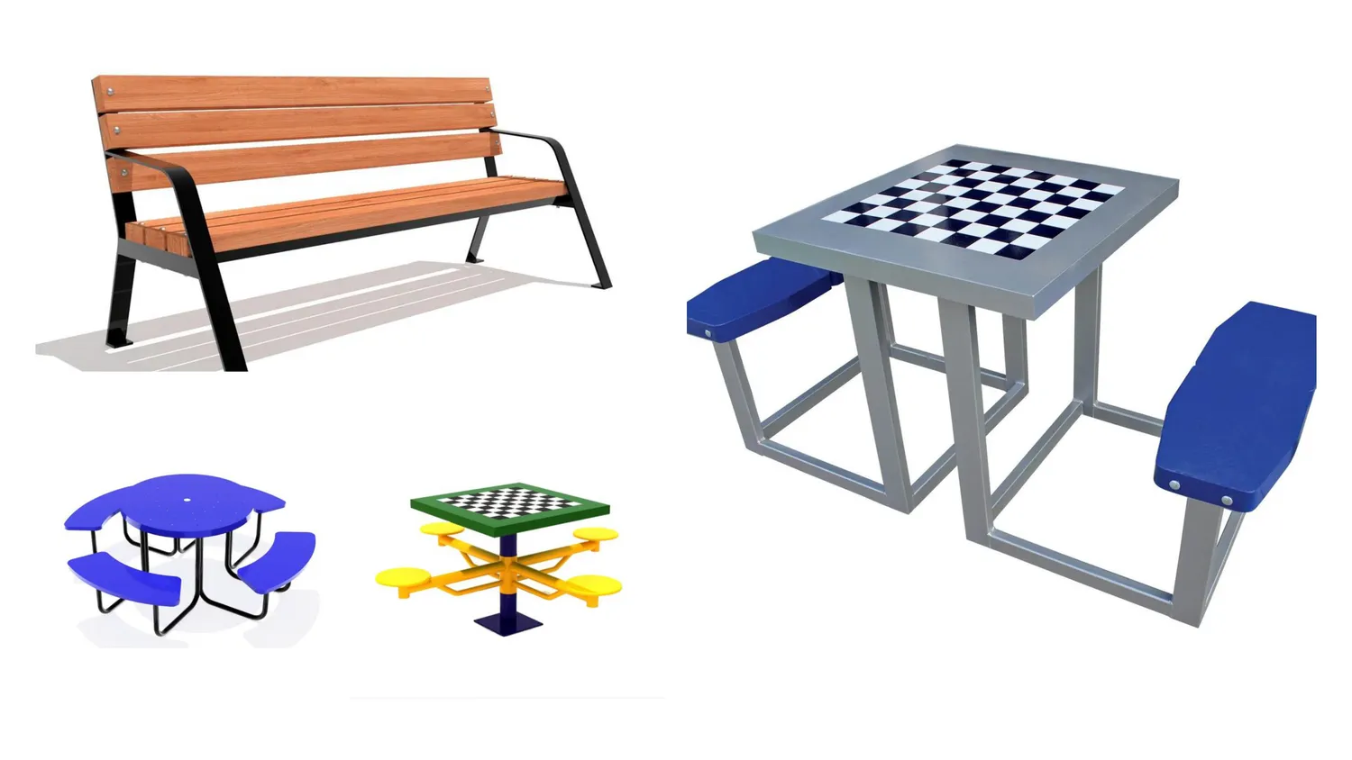 Mobiliario Urbano — Juegos de Patio Comercial Provendi (foto 1)